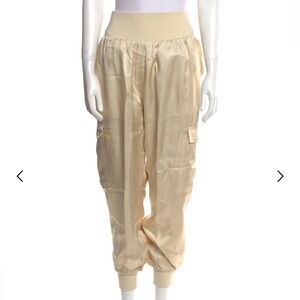Cinq a sept satin joggers
